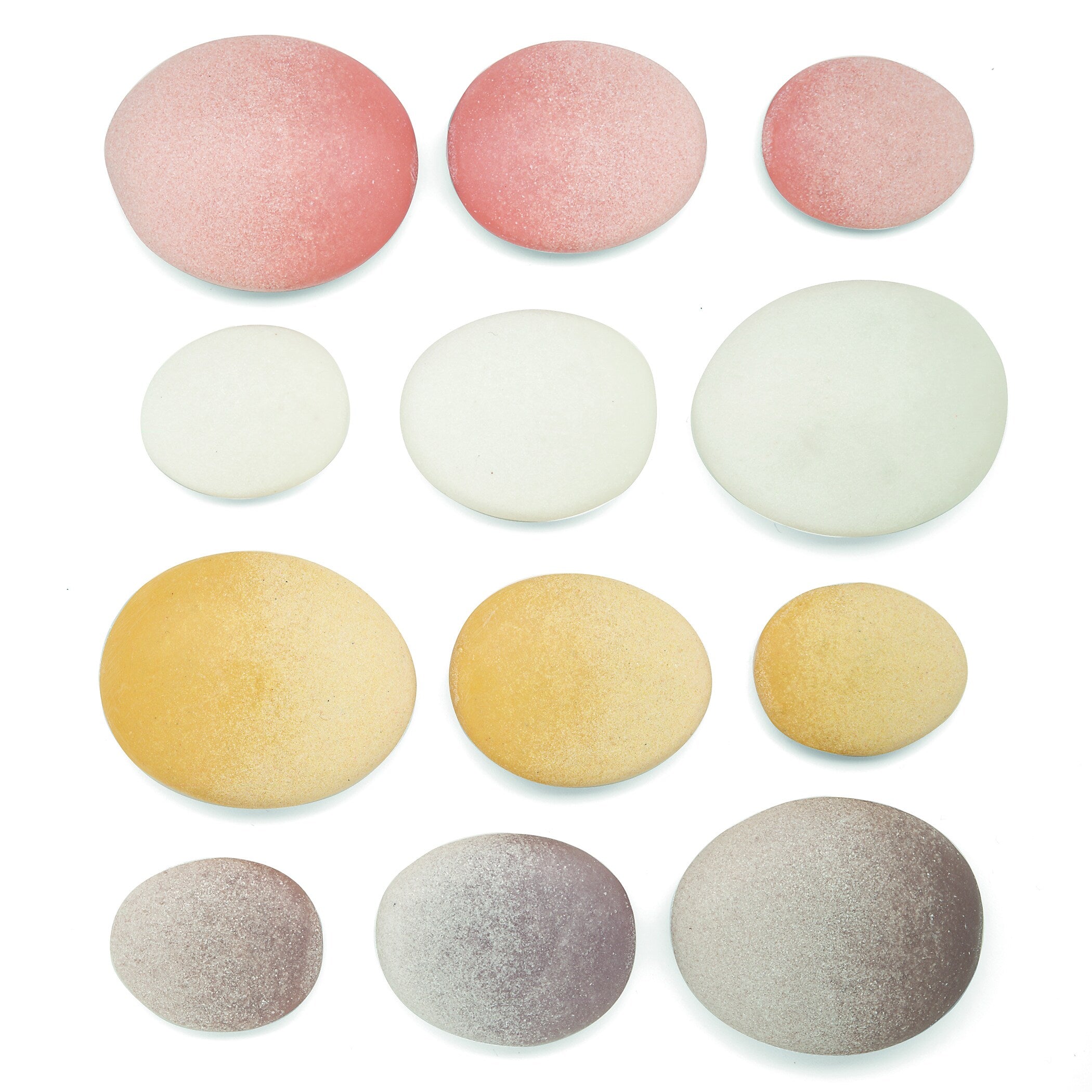 Yellow Door Natural Sorting Stone, Pack of 12 (YUS1039)