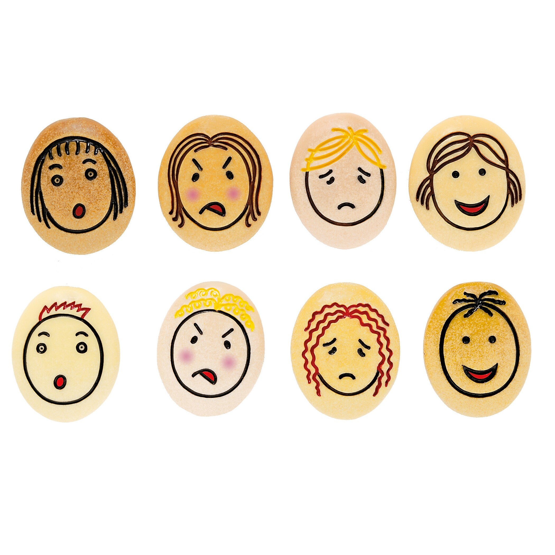 Yellow Door Jumbo Emotion Stone, Pack of 8 (YUS1071)
