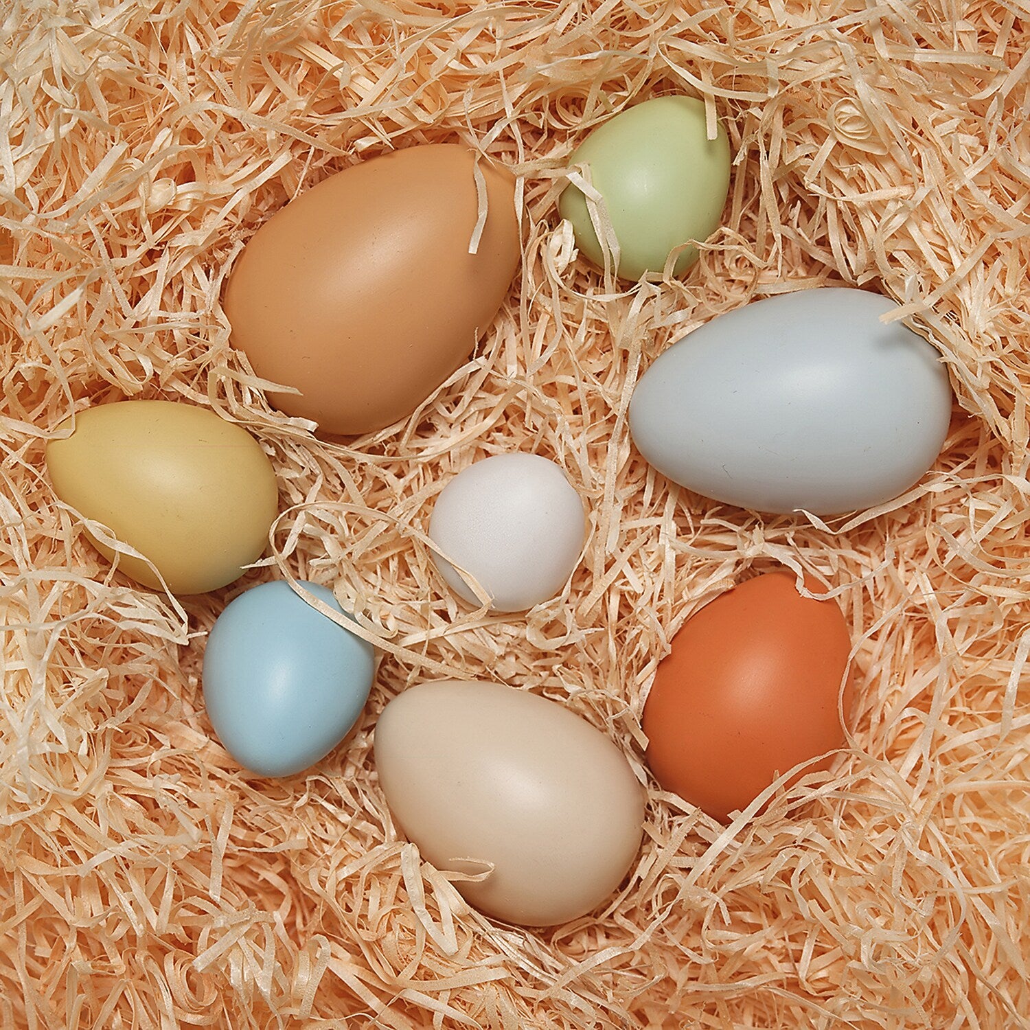 Yellow Door Size-Sorting Eggs, Set of 8 (YUS1088)