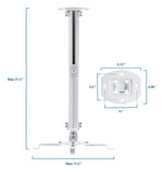 Mount-It! Ceiling Projector Mount Height Adjustable Universal Stand