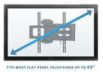 Mount-It! Full-Motion TV Wall Mount Arm for 32" to 55" Flat Screens (MI-3991XL)