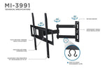 Mount-It! Full-Motion TV Wall Mount Arm for 37" to 70" TVs (MI-3991L)