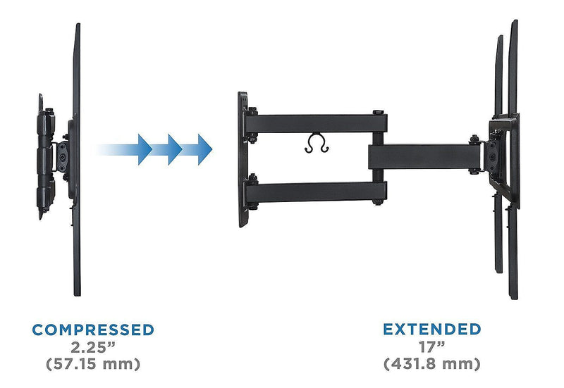 Mount-It! Full-Motion TV Wall Mount Arm for 26"-52" TVs (MI-3991B)