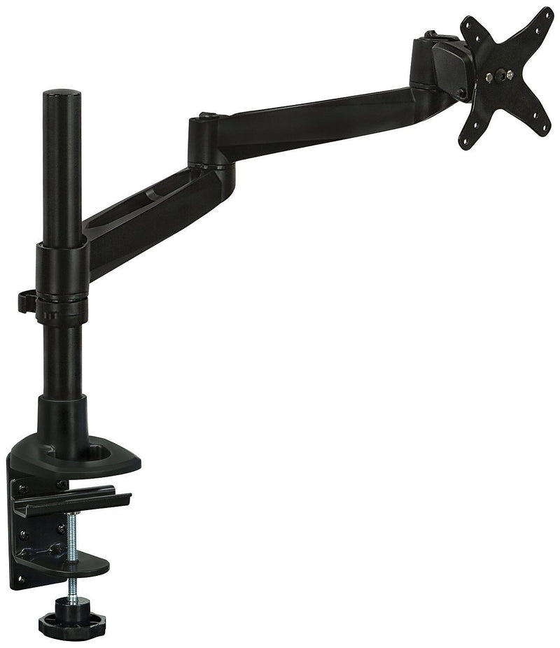 Mount-It! Modular Mount Adjustable Monitor Arm, Up to 30" Monitors, Black (MI-33111-BLK)