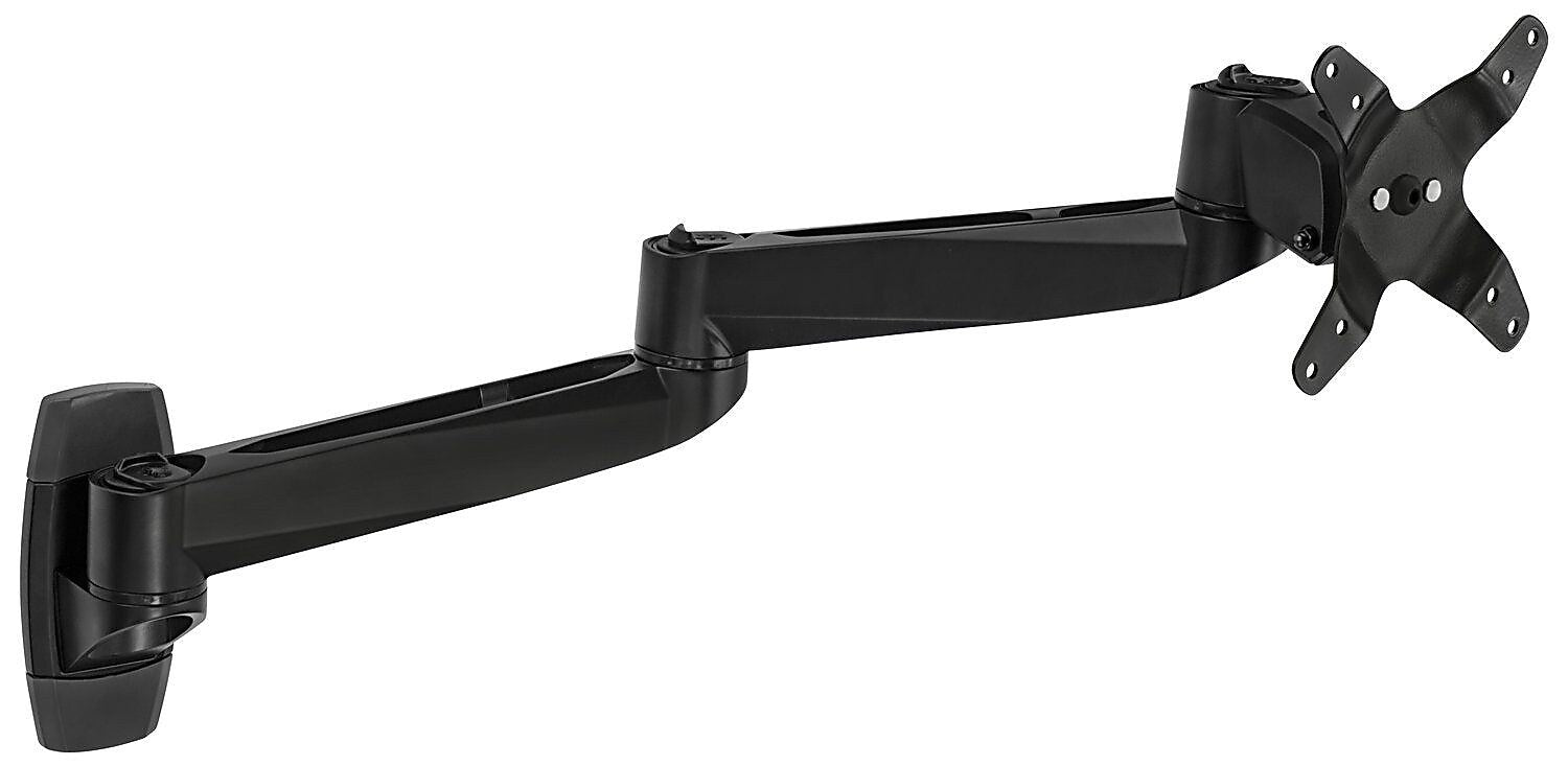 Mount-It! Modular Mount Adjustable Monitor Stand, Up to 27" Monitor, Black (MI-33114-BLK)
