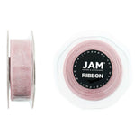 JAM Paper Sheer Organza Ribbon, Light Pink (807SHltpi25)