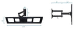 Mount-It! Full-Motion TV Wall Mount Arm for 37" to 70" TVs (MI-3991L)