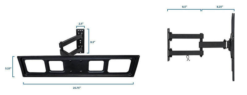 Mount-It! Full-Motion TV Wall Mount Arm for 37" to 70" TVs (MI-3991L)