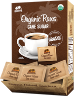 Tropically Grown Organic Raws Cane Sugar, 200/Box (83035)