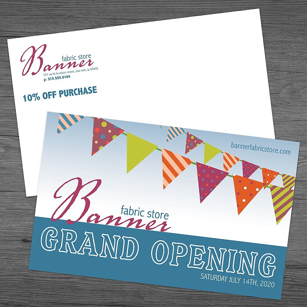 Premium Large Postcards, 8" x 5", Qty 250