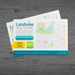 UV Gloss Full Color Postcard, 5-7/8" x 4-1/8", 16 Pt C2S, UV Gloss Front, 1000