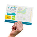 UV Gloss Full Color Postcard, 5-7/8" x 4-1/8", 16 Pt C2S, UV Gloss Front, 1000