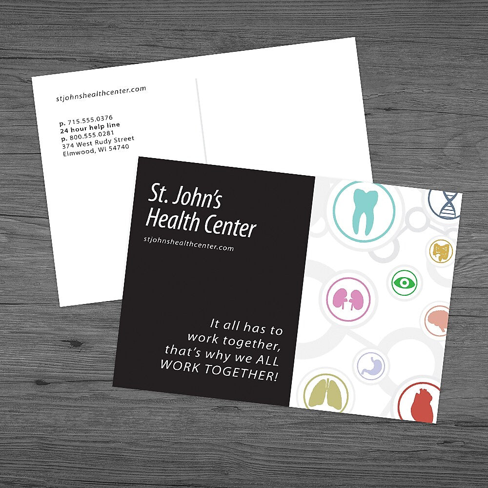 Standard Postcards, 5 5/8" x 4", Qty 1000