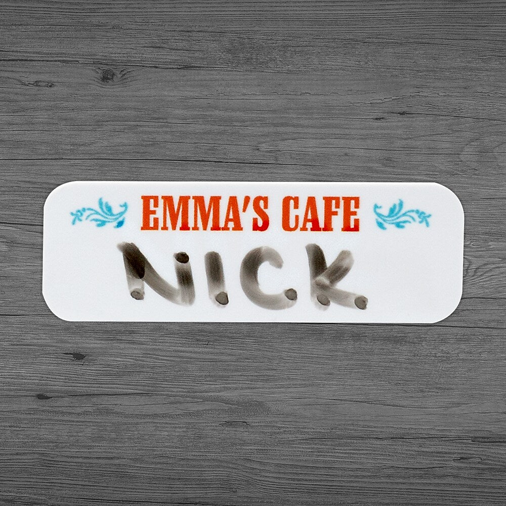 Full Color Erasable Name Badge, 1" x 3", Qty 1