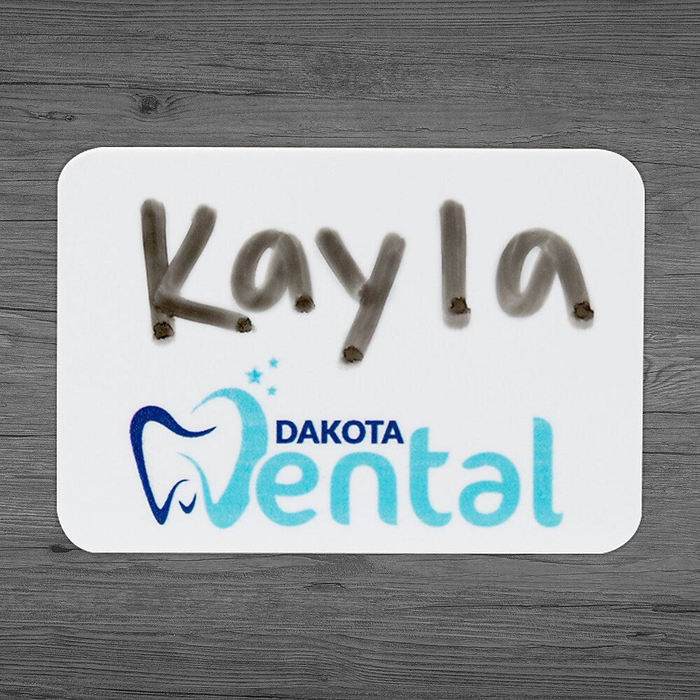 Full Color Erasable Name Badge, 2" x 3", Qty 1