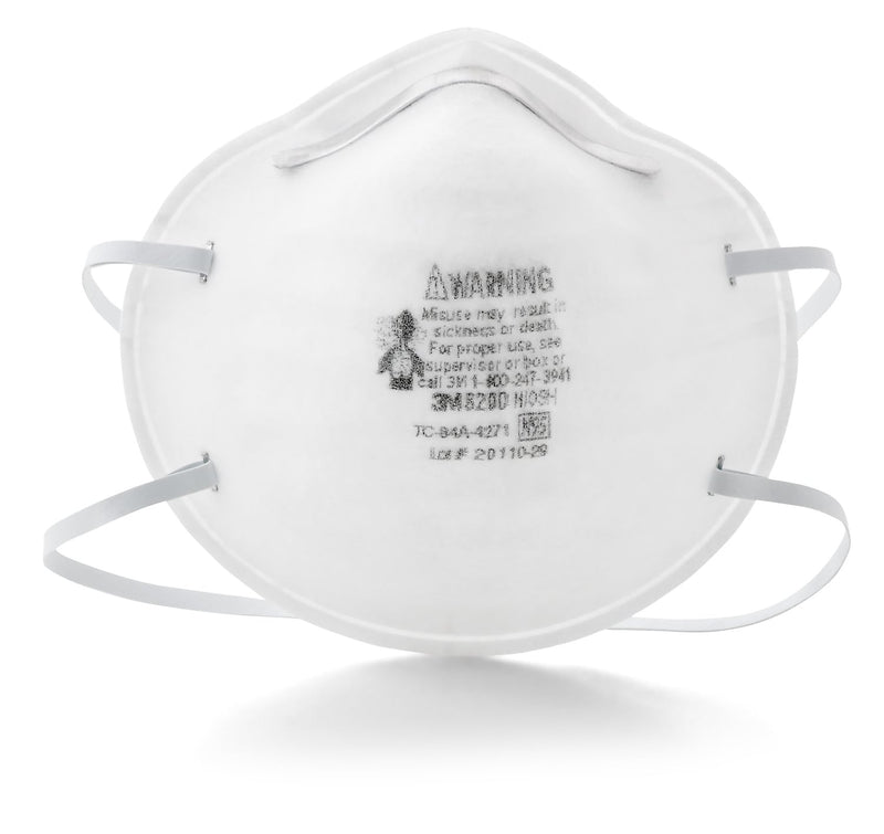 3M Disposable Particulate Respirator, N95, 20/Pack (8200)