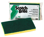 Scotch-Brite Sponge with Scrubber, Green/Yellow (74)