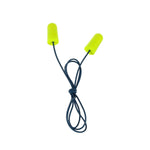 3M E-A-Rsoft Metal Detectable Corded Earplugs, 32 dB, Yellow, 200/Box (311-4106)