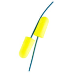 3M E-A-Rsoft Metal Detectable Corded Earplugs, 32 dB, Yellow, 200/Box (311-4106)