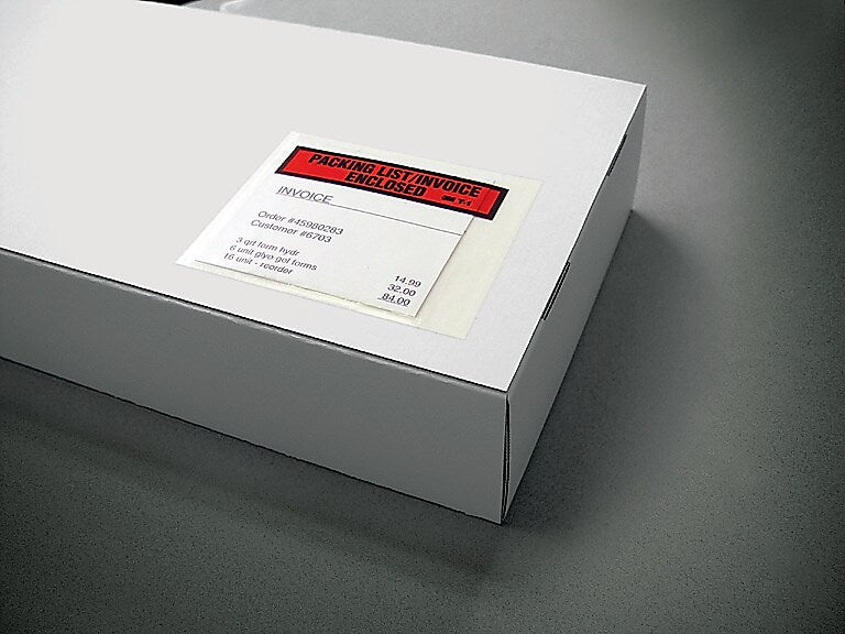 3M™ Top Print Packing List Envelope, 4.5" x 5.5", 1000/Case (PLE-T1)