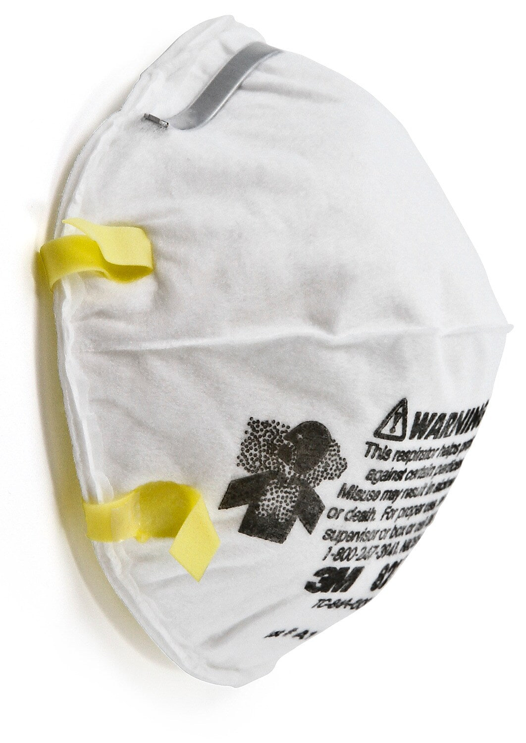 3M 8210 N95 Disposable Particulate Respirator, 20/Pack (8210)