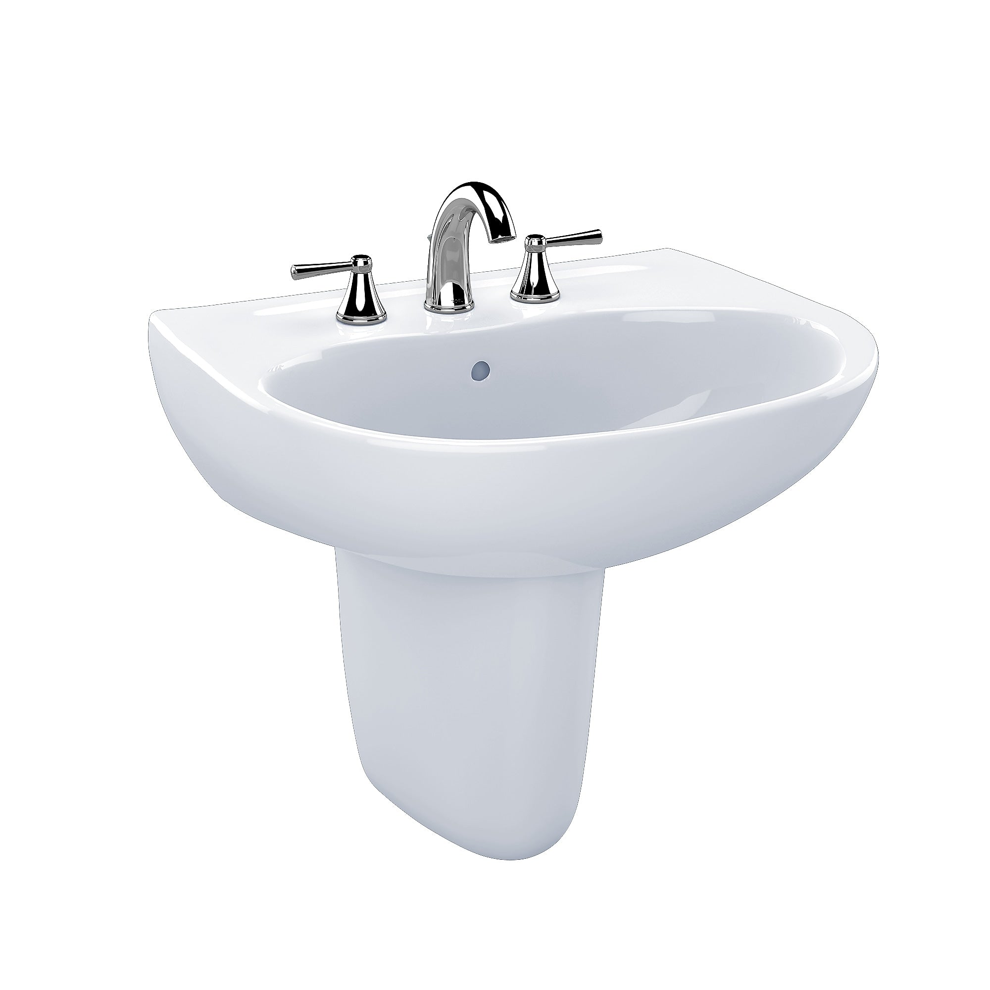 Toto Bathroom Sink, Cotton White (LHT241G#01)