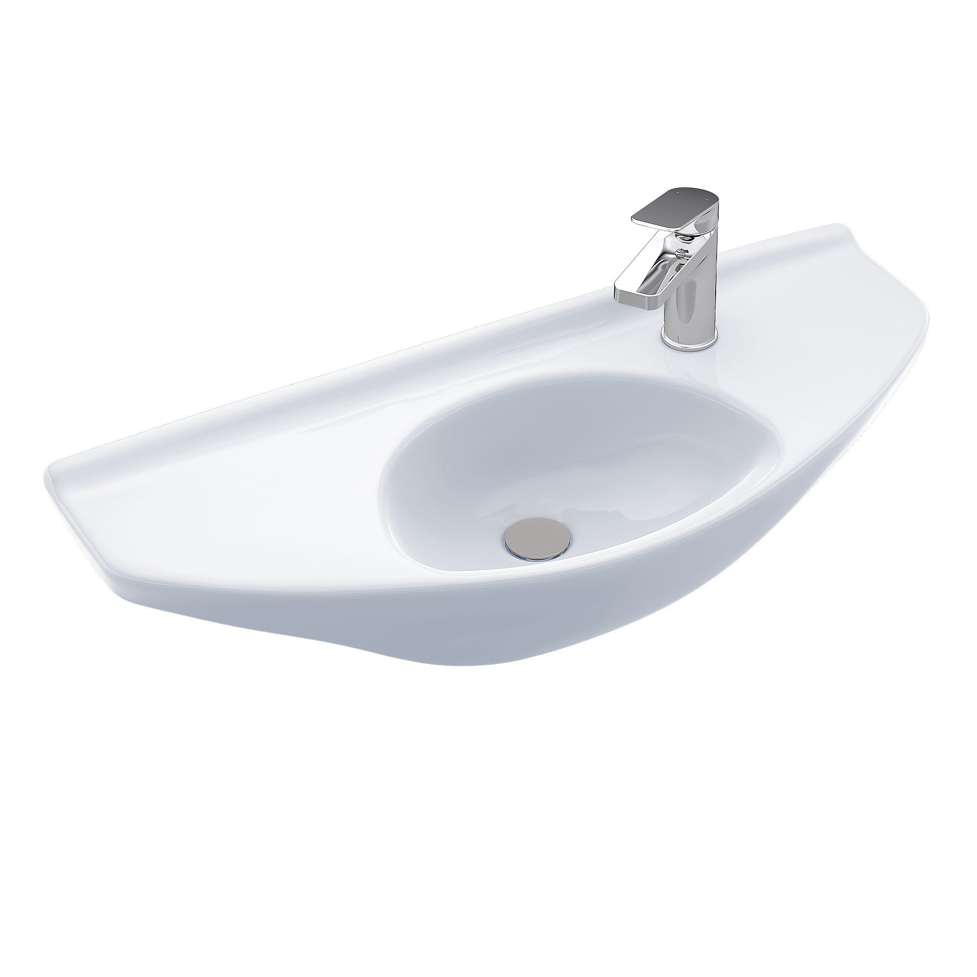 Toto Bathroom Sink, Cotton White (LT650G#01)