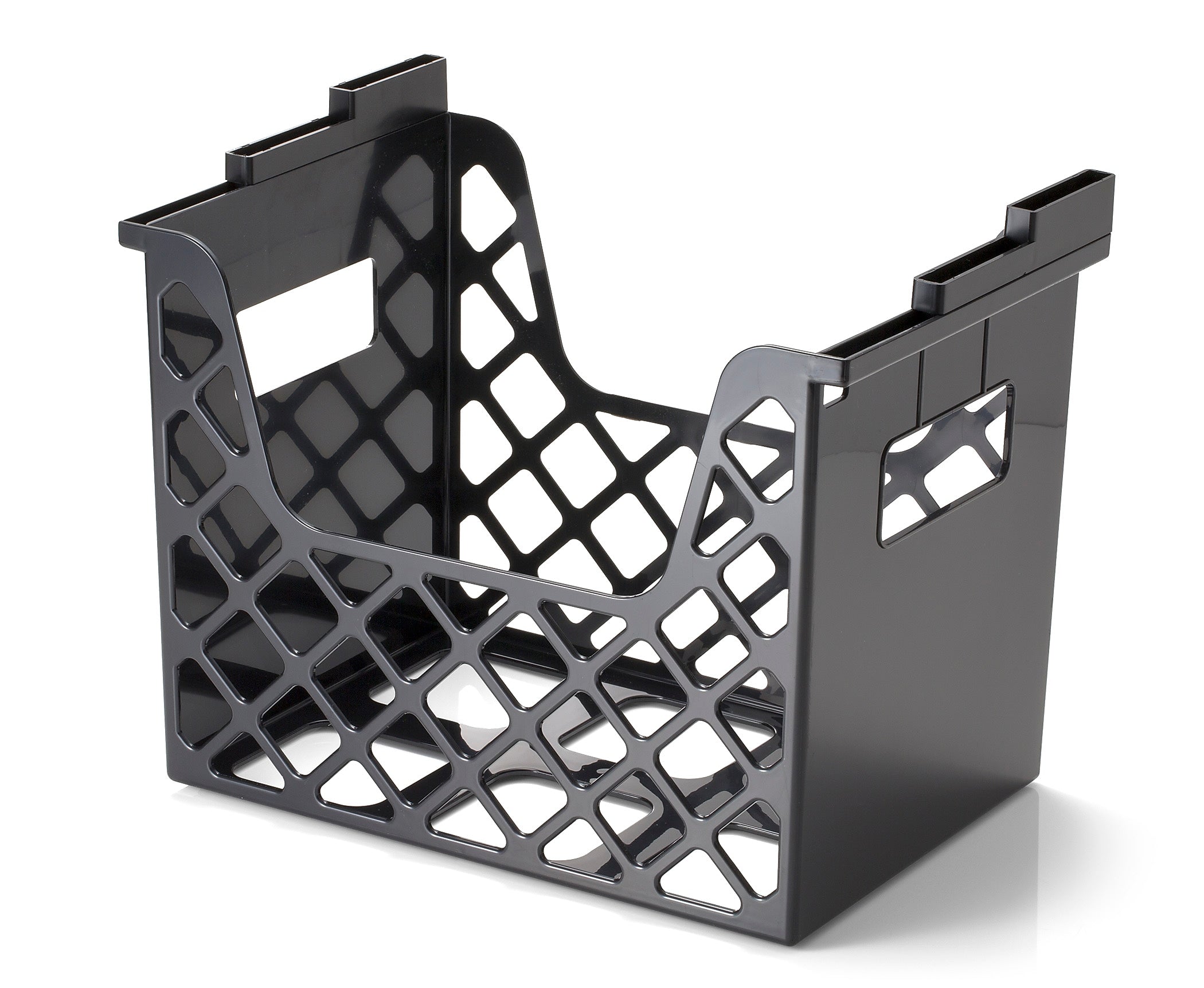 Officemate Recycled Plastic Desktop File Organizer, Black (OIC26162)