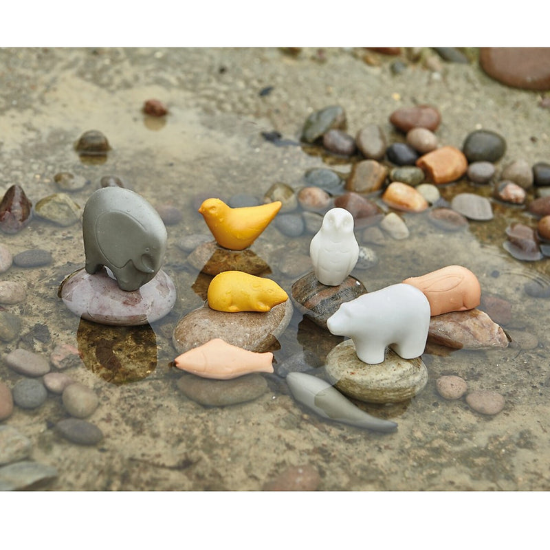 Yellow Door Sensory Play Animal Stones, Pack of 8 (YUS1067)