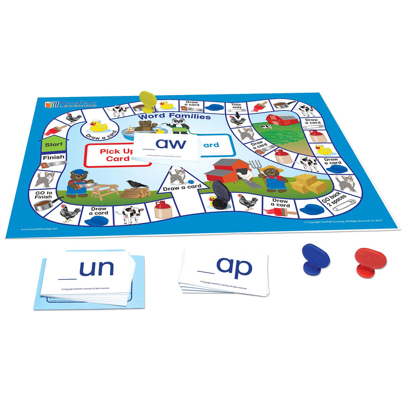 New Path Learning Language Readiness Learning Center Games Word Families (NP-220028)