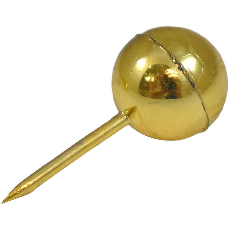 JAM Paper Colored Map Tacks, Gold, 2 Packs of 100 (22432213A)