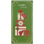 JAM Paper® Christmas Money Cards Set, Seasons Greetings Gifts, 6/Pack (95231613)