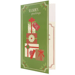 JAM Paper® Christmas Money Cards Set, Seasons Greetings Gifts, 6/Pack (95231613)