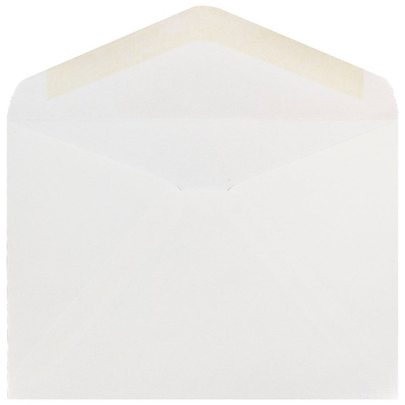 JAM Paper A7 Invitation Envelopes with V-Flap, 5.25 x 7.25, White, Bulk 500/Box (4023210c)