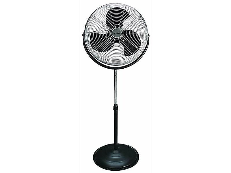 Optimus 45.5" 3 Speed Floor Fan, Black (93578919M)