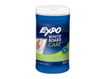 Expo Whiteboard Care Dry Erase Wipes, 5.5" x 10", White, 50/Container (81850)