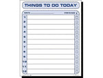 TOPS Things To Do Today Memo Pad, 8.5" x 11", White, 100 Sheets/Pad (TOP 2170)