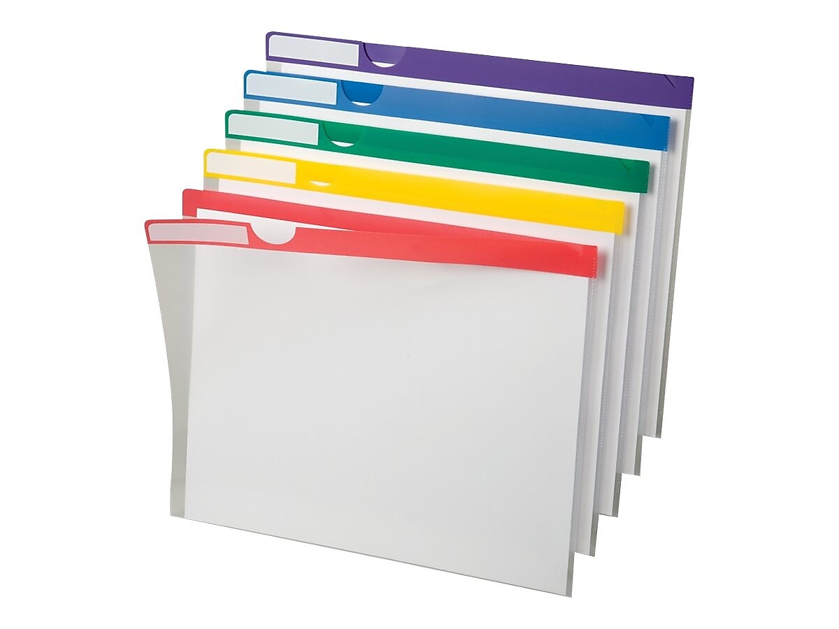 Pendaflex File Folder Folders, 2/5-Cut Tab, Left Position, Letter Size, Multicolor, 10/Pack (50981EE)