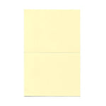 JAM Paper® Blank Foldover Cards, A2 Size, 4 3/8 x 5 7/16, Ivory, 25/Pack (309908f)