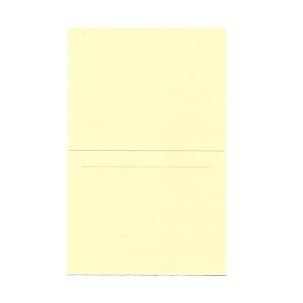 JAM Paper® Blank Foldover Cards, A2 Size, 4 3/8 x 5 7/16, Ivory Panel, 25/Pack (309914f)