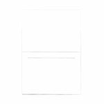JAM Paper® Blank Foldover Cards, 4Bar A1 Size, 3 1/2 x 4 7/8, White Panel, 25/Pack (309899f)