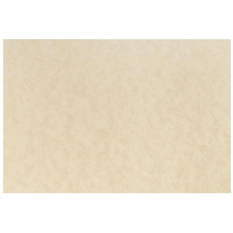 JAM Paper® Blank Flat Note Cards, A7 Size, 5 1/8 x 7, Natural Parchment, 100/Pack (17531641b)