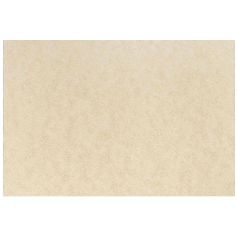 JAM Paper® Blank Flat Note Cards, A6 Size, 4 5/8 x 6 1/4, Natural Parchment, 25/Pack (17531640)