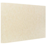 JAM Paper® Blank Flat Note Cards, A6 Size, 4 5/8 x 6 1/4, Natural Parchment, 25/Pack (17531640)