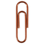 JAM Paper Small Paper Clips, Rose Gold, 3 Packs of 100 (21832057B)
