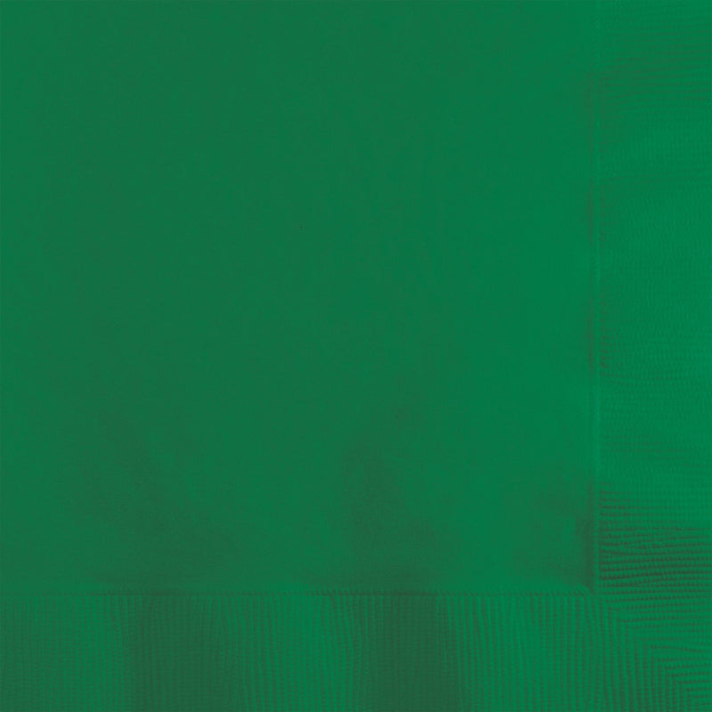 Touch of Color Beverage Napkin, 2-ply, Green, 150 Napkins/Pack (DTC139184154BNP)