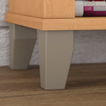 Bush Furniture Somerset 65"H 5-Shelf Bookcase with Adjustable Shelves, Maple Cross Laminate (WC81465)
