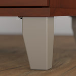 Bush Furniture Somerset 60"W Office Desk with Lateral File Cabinet and 5 Shelf Bookcase, Hansen Cherry (SET013HC)