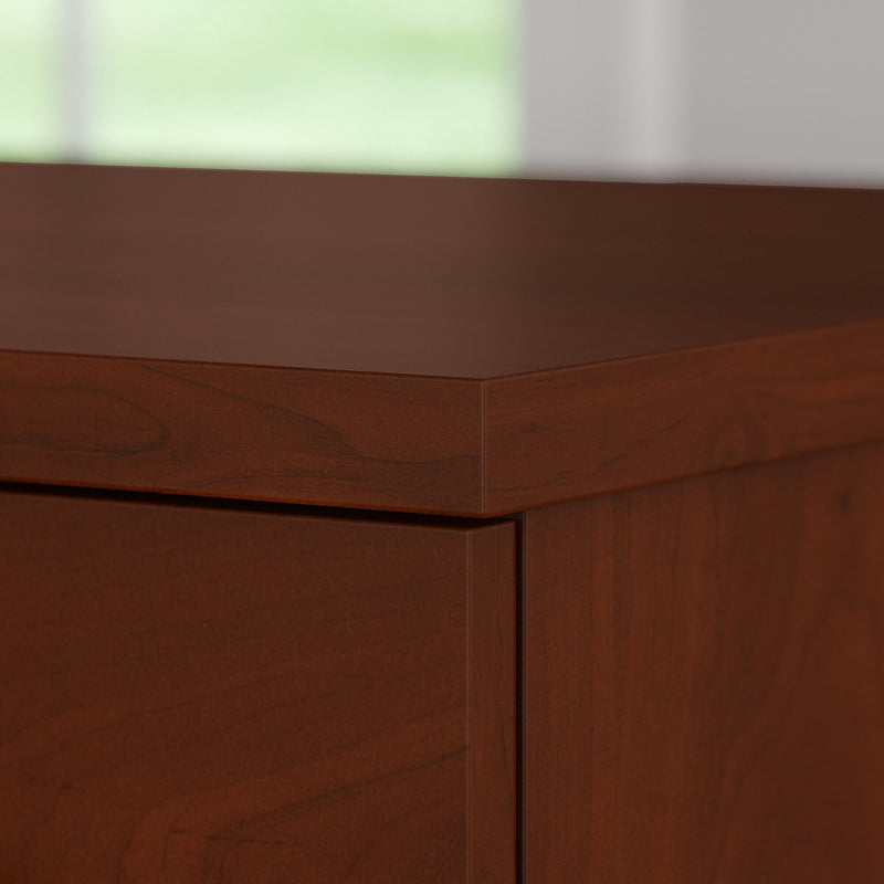 Bush Furniture Somerset 60"W Office Desk with Lateral File Cabinet and 5 Shelf Bookcase, Hansen Cherry (SET013HC)