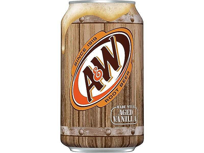 A&W Root Beer Soda, 12 oz., 24/Carton (10000852)
